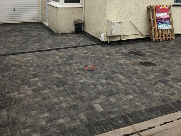 Driveway with Winter Blend Block Paving in Whitchurch, Bristol