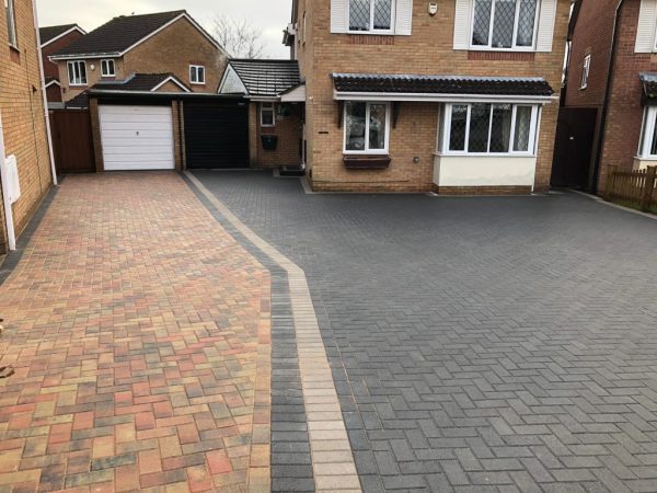 Laying new driveway in Backwell, Somerset