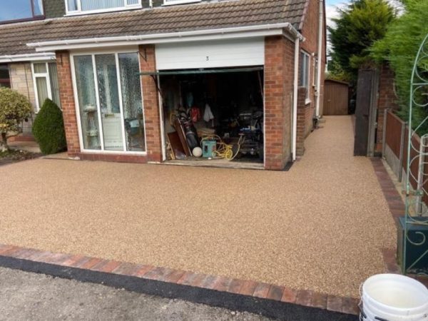 Resin bound driveway in Backwell