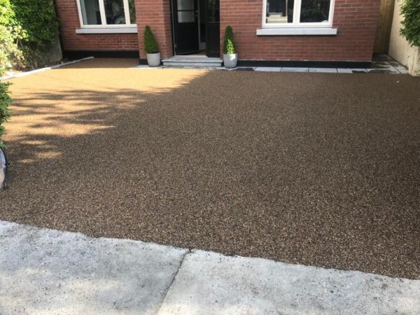 Resurfaced driveway with resin in Charlcombe