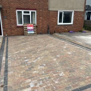 Block Paved Driveway with Charcoal Border in Downend, Bristol