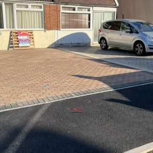 Block Paved Driveway with Dropped Kerb in Clevedon, Bristol