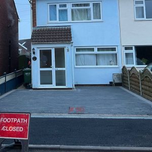 Block Paved Driveway with Dropped Kerb in Portishead