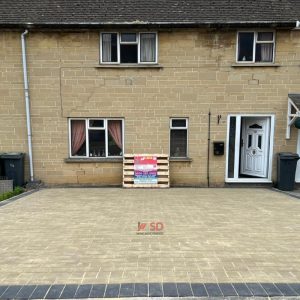 Block Paved Driveway with Dropped Kerb in Stroud, Gloucestershire