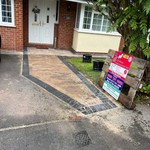 Block Paved Pathway in Warmley, Bristol