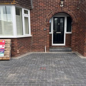 Charcoal Block Paved Driveway in Keynsham, Bristol