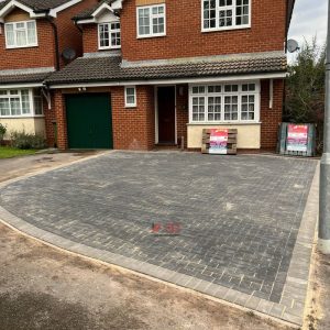 Charcoal Block Paved Driveway in Warmley, Bristol