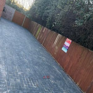 Charcoal Block Paved Driveway in Weston-Super-Mare