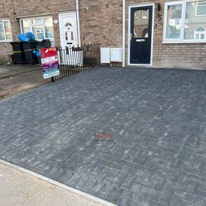 Charcoal Paved Driveway in Fishponds, Bristol