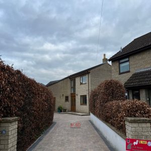 Driveway with Autumn and Charcoal Block Paving in Charfield