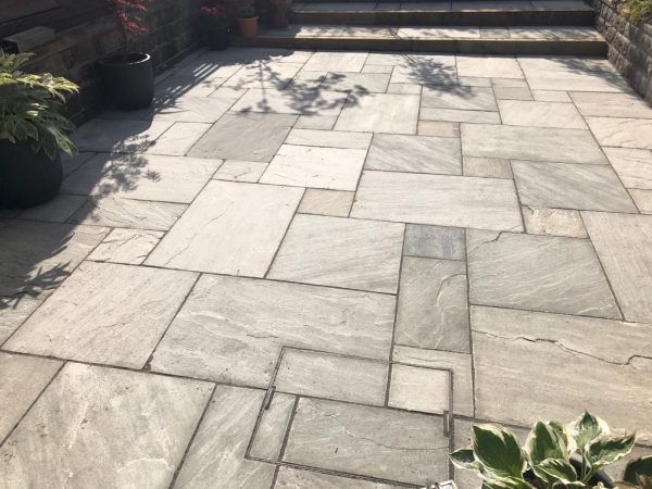 Indian Sandstone Patio With Treated Sleepers In Bishopsworth Bristol 10.jpeg