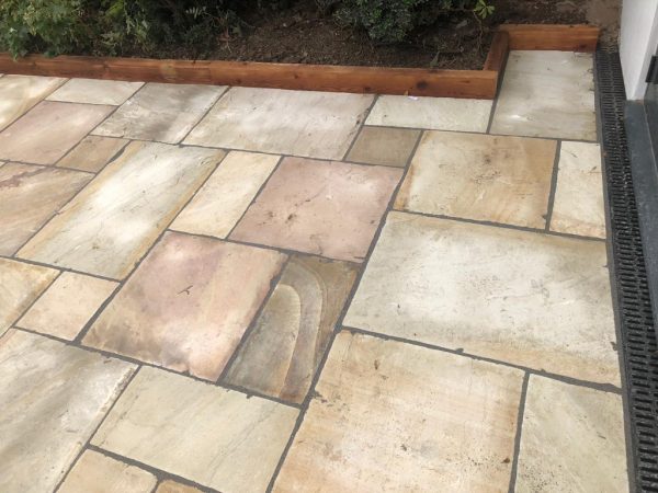 Indian Sandstone Patio With Treated Sleepers In Bristol 4.jpeg