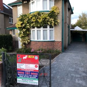 New Block Paved Driveway in Westbury on Trym, Bristol