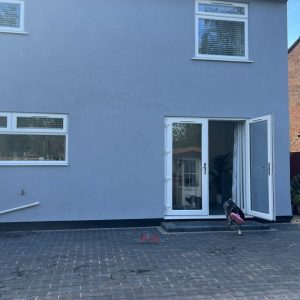 Raised Block Paved Patio in Longwell Green, Bristol