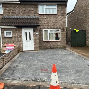 Small Block Paved Driveway and Back Garden in Longwell Green,…