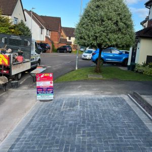 Small Block Paved Driveway in Longwell Green, Bristol