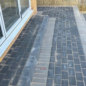 Tiered Block Paved Patio in Kingswood, Bristol