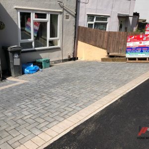 Block Paved Driveway with Tarmac Apron in Bradley Stoke