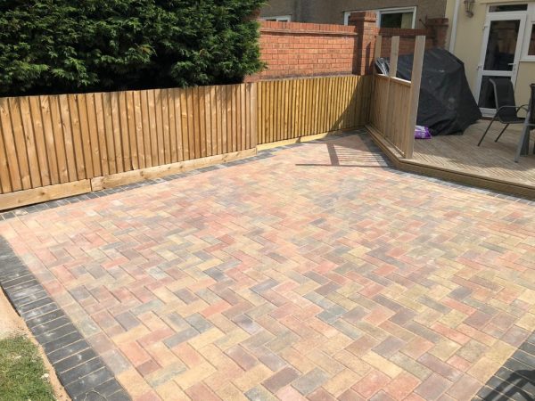 Brindle Block Paving Patio in Bristol