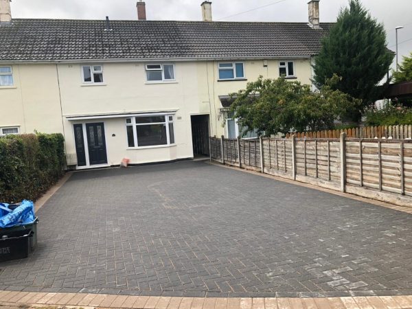 Charcoal Block Paving Driveway in Bristol