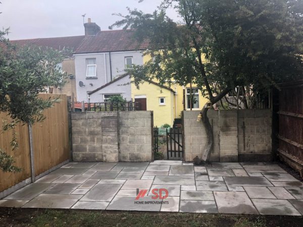 Indian Sandstone Patio in Fishponds, Bristol