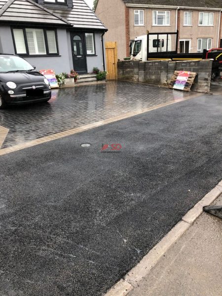 New Block Paved Driveway with Dropped Kerb in Longwell Green, Bristol