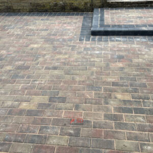 Block Paved Patio with Bull-Nose Step in Longwell Green, Bristol